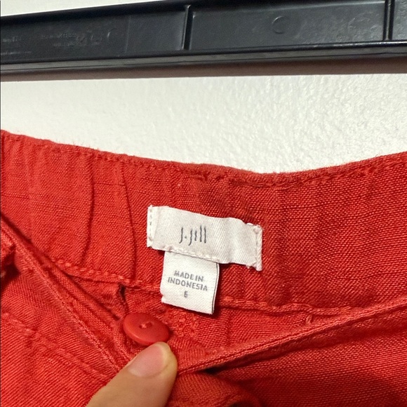 J.Jill Linen Blend Trouser Wide Leg Pants - Picture 5 of 7